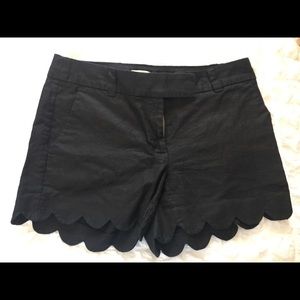 J Crew scallop hem shorts